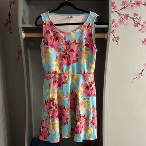 Agnes & Dora Multicolor Floral Dress